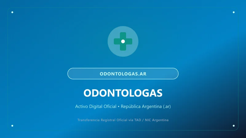 Composición visual de Odontologas para el portal odontologas.ar